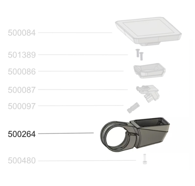 FIT holder 31.8 mm for center display