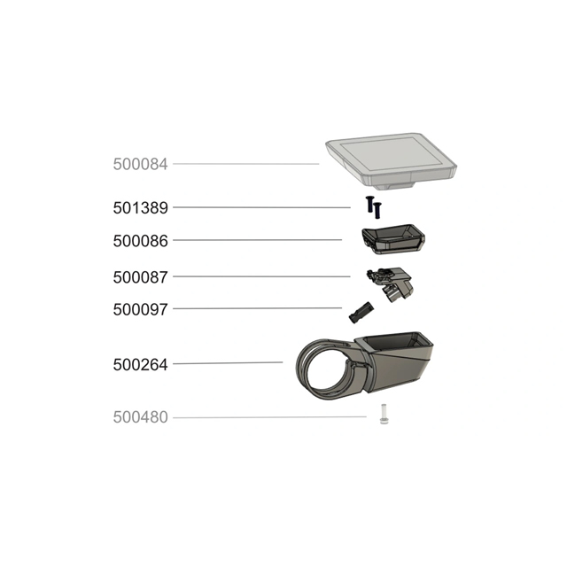FIT holder set 31.8 mm for center display FIT holder set 31.8 mm for center display